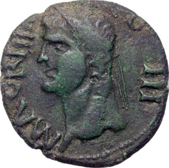 Empire romain - AE As, Agrippa (+12). Rome, struck under 