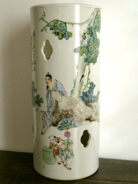 Hutständer - Porzellan - China - Anfang des 20. Jahrhunderts