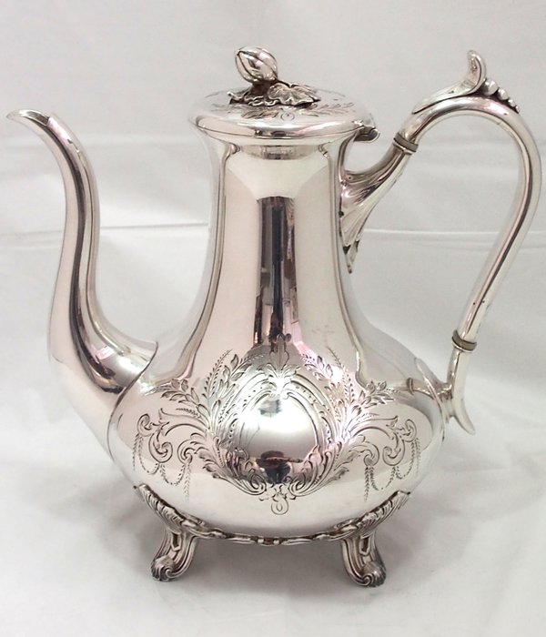 James Dixon & Sons - Teapot, Victorian - Silverplate