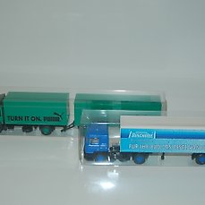 Märklin H0 4843 Güterwagen Niederflurwagen mit LKW DB WgNr 498 309 7-4 in OVP 