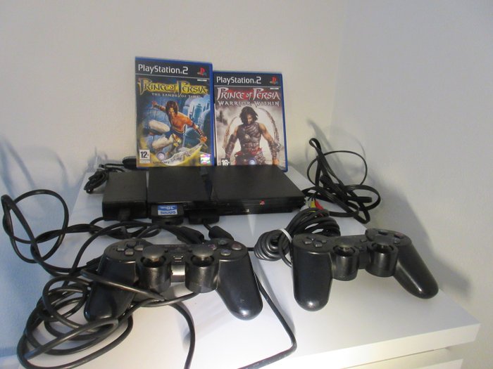 1 Sony SCPH-75004 - PS2 - Console with games (2) - Without - Catawiki