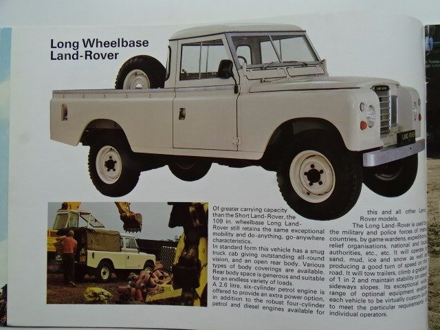 Broschuren Kataloge Fabrikfotos Land Rover Defender 88