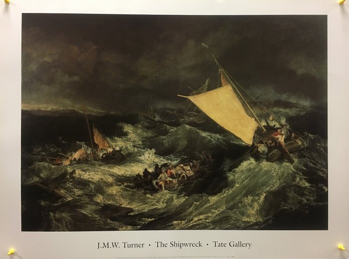 Joseph Mallord William Turner - The Shipwreck, Tate Gallery - 1997