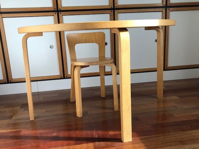 Alvar Aalto - Artek - 写字桌, 椅子 (2)