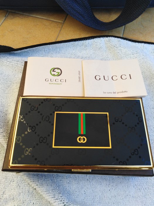 Gucci - Cigarettetui - Förgyllt