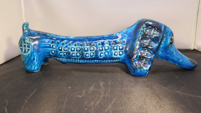 Aldo Londi - Bitossi - Rimini Blue Dackel / Dackel - Keramik