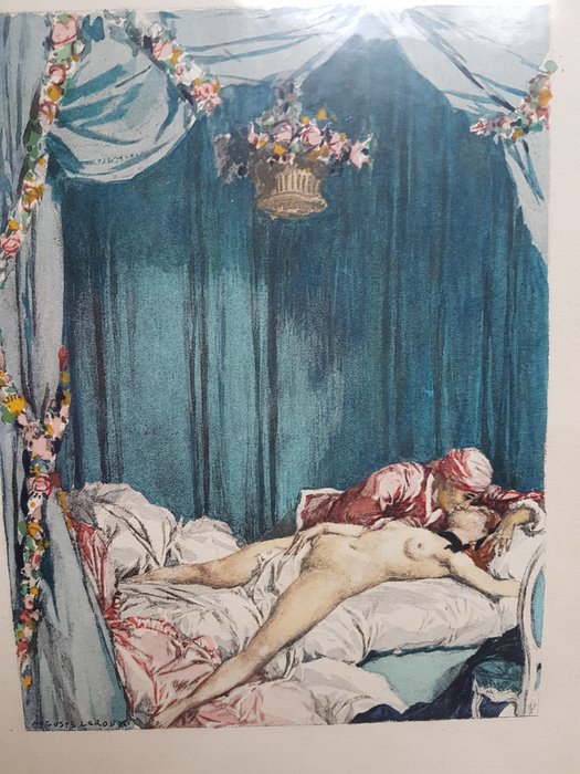 Auguste Leroux - Memoires de Casanova. Portfolio avec 20 aquarelles - 1932