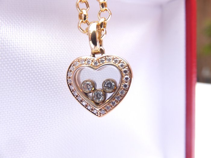 Chopard - 18 carati Oro giallo - Collana con pendente Diamante