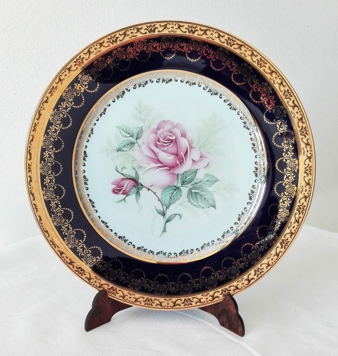 Limoges - Rose De France Dish (1) - Porcelain