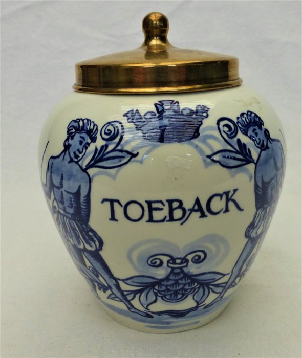 Delft - Royal Goedewaagen - Tobacco pot (1) - Stoneware