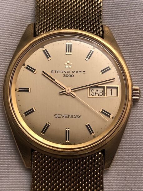Eterna-Matic - 3000 Sevenday Day - Date - Homme - 1970-1979