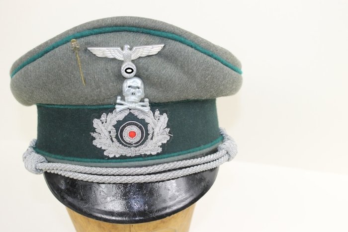 Alemanha - Chapéu, WW2 alemão Braunschweig "Mütze" cap. Criador EREL.