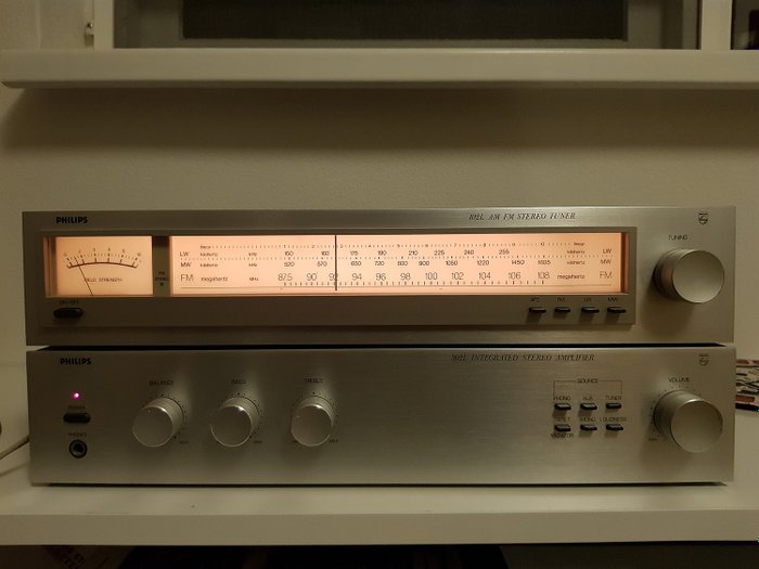 Philips - 302L +  102L - Radio, Verstärker