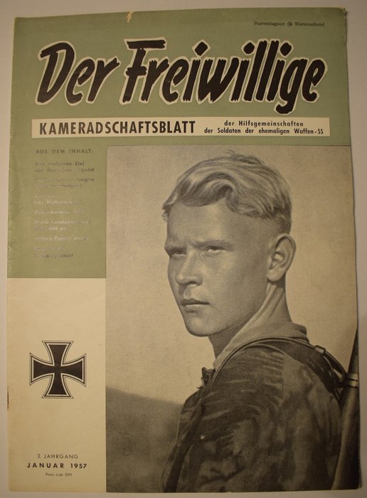Tijdschrift - Der Freiwillige: Kameradschaftsblatt der Hilfsgemeinschaften der Soldaten der ehemaligen Waffen-SS - 1957/1963