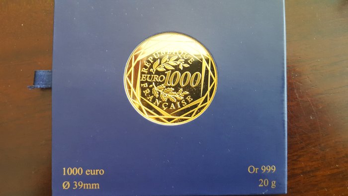 Frankreich - 1000 Euro 2012 Hercule  - Gold