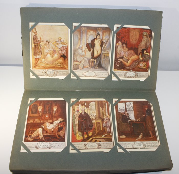 Erotik, hautfarben - Postkarten (Sammlung von 300) - 1930