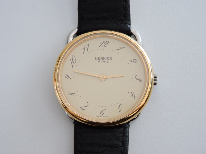 Hermès - Hermes Arceau  - 33mm gold plated & steel Quartz Watch - 中性 - 2000-2010