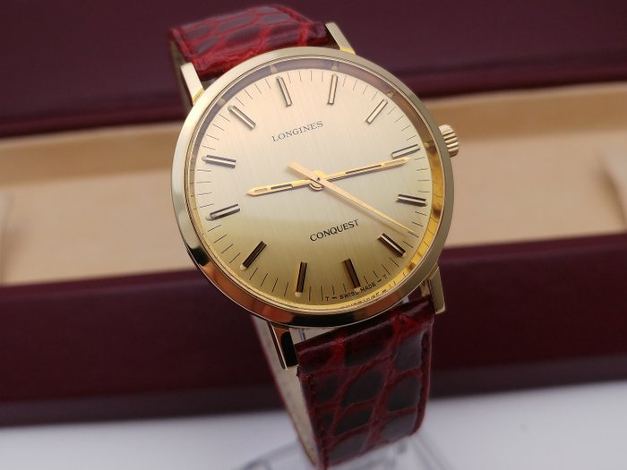 Longines - Conquest - Oro giallo 18kt - 1504 1 6942 - "NO RESERVE PRICE" - Mænd - 1970-1979