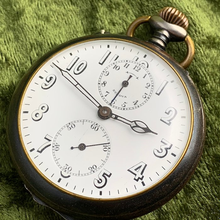 Renova - Alarm pocket watch - Mænd - 1910s