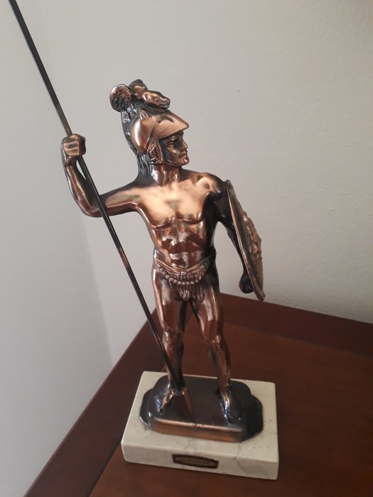 Hellenic Art - Achilles skulptur - Bronze og kobber