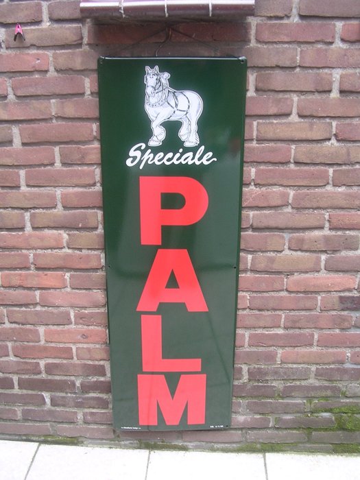 Regenboog inleveren steeg Emaillerie Belge sa - Emaille bord Palm bier (1) - Jern - Catawiki