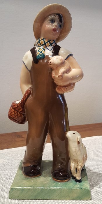 IGNI Torino - "Contadinello"-Figurin i katalogen visar Lenci - Keramik