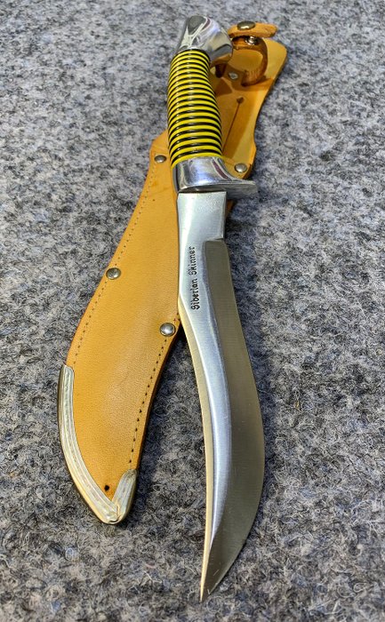 德國 - German Hunting Knife  SIBERIAN SKINNER C. JUL. HERBERTZ, SOLINGEN  - 1950'- 60' - Hunting - 刀