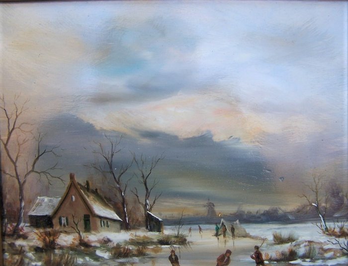 Doornhein (20e eeuw) - Oud-Hollands Winterlandschap