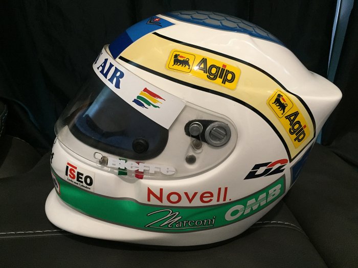 Benetton F1 team - Formel 1 - Giancarlo Fisichella  - 1998 - Bieffe Replica Hjälm, Bieffe Replica Hjälm