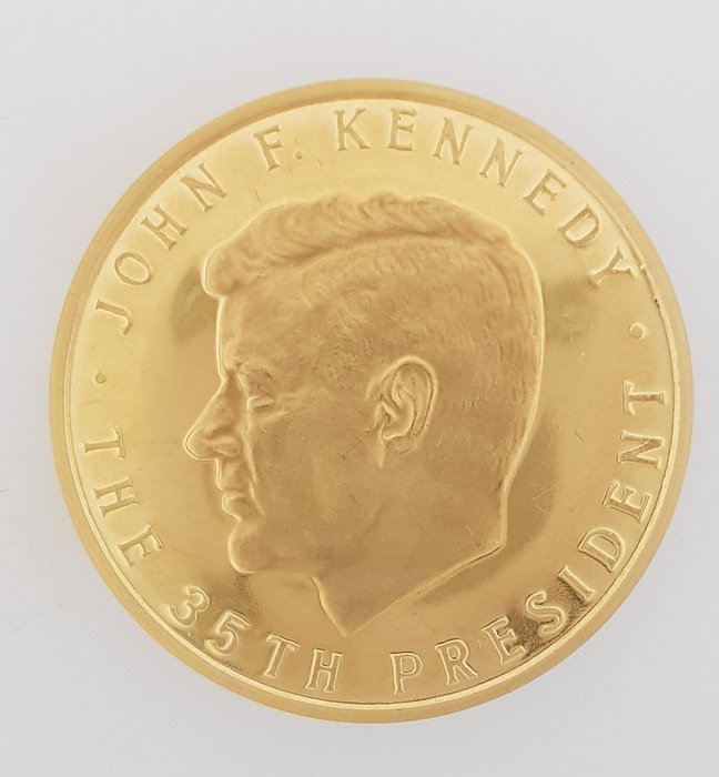 USA - médaille 1960  John F Kennedy - Gold