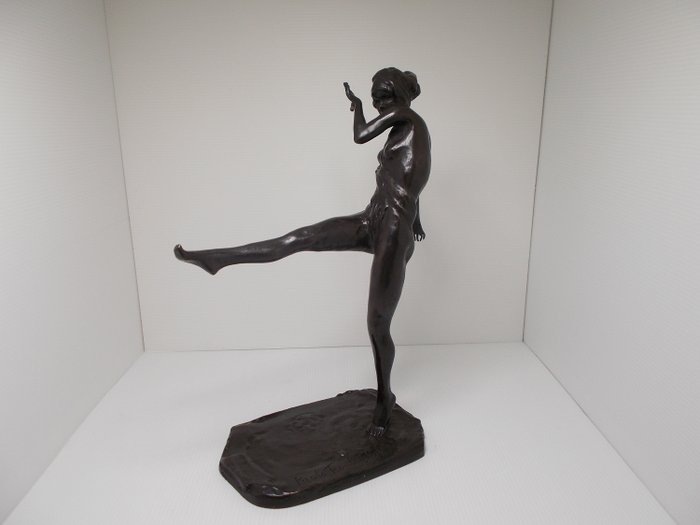scultore Paolo Troubetzkoy 1866/1938 Intra (ora Verbania) - Skulptur - Ballerina
