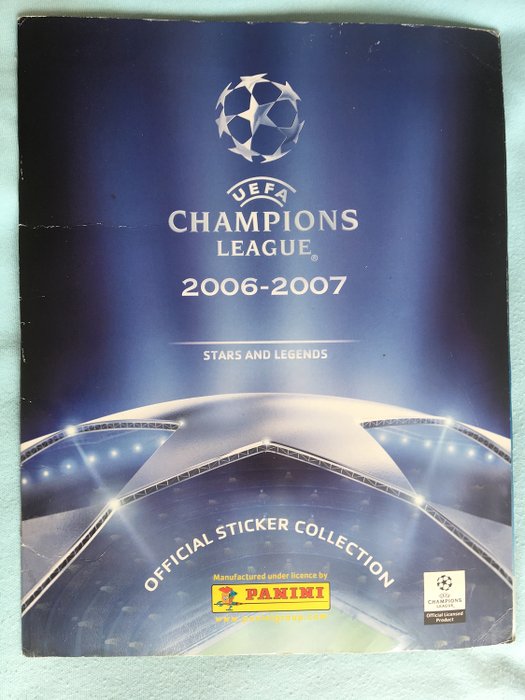 PANINI Champions League 2006/07 Komplettset Leeralbum