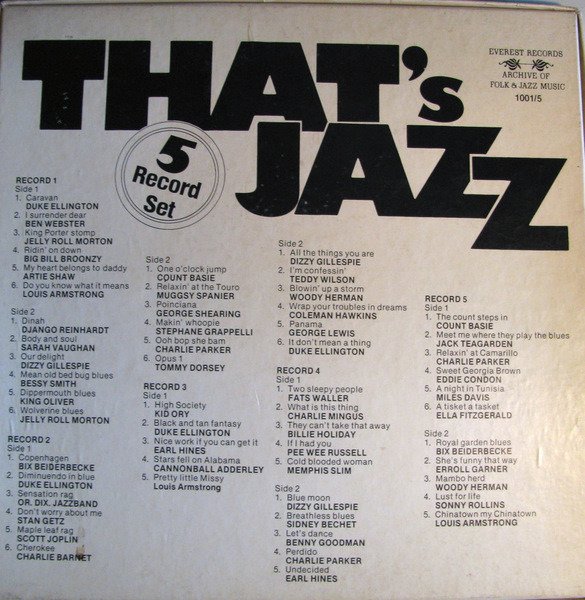 Various Artists Bands In Jazz Multiple Artists That S Jazz