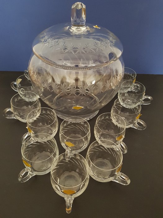 Peter Andries - Treviris - Serviciu de bowle pentru 12 persoane (1) - Cristal de sticlă