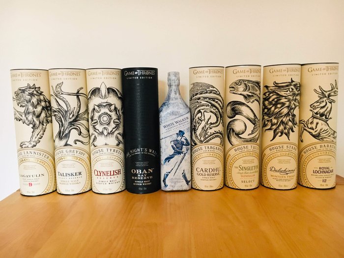 Game Of Thrones Limited Editions Full Collection Johnnie Walker