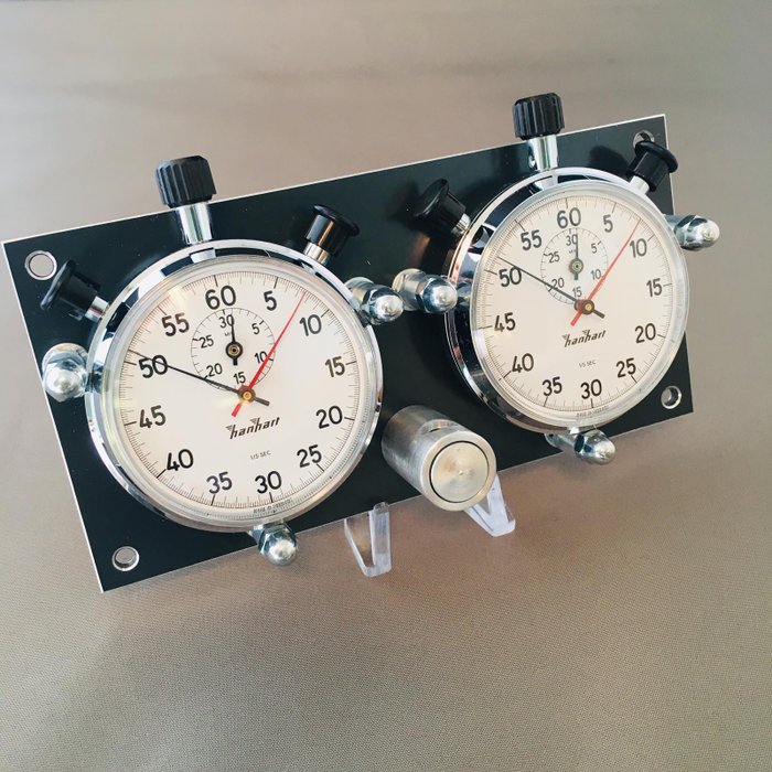 秒錶設置漢哈特為集會，賽車，計時。分秒 - Hanhart - 1980-1980