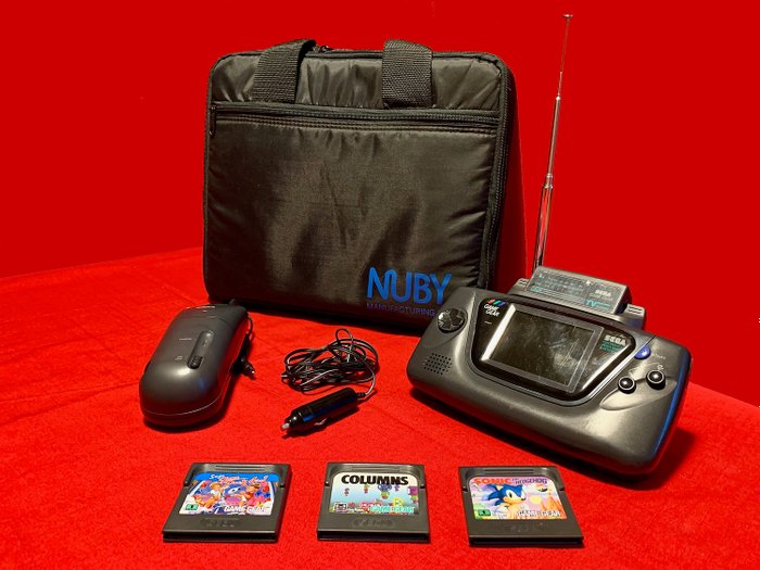 1 Sega Game Gear - Console with games and accessories (8) - Funda oficial para juegos de SEGA Game de Nuby