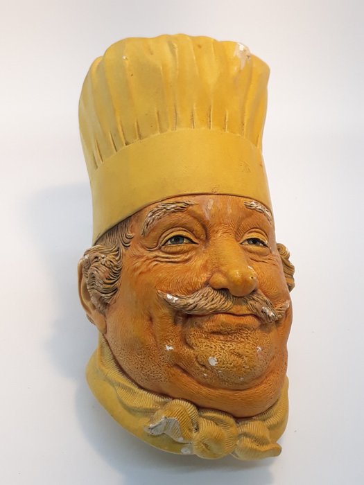 Bossons England - 1969 chalk head, Chef - figurine  - Chalk