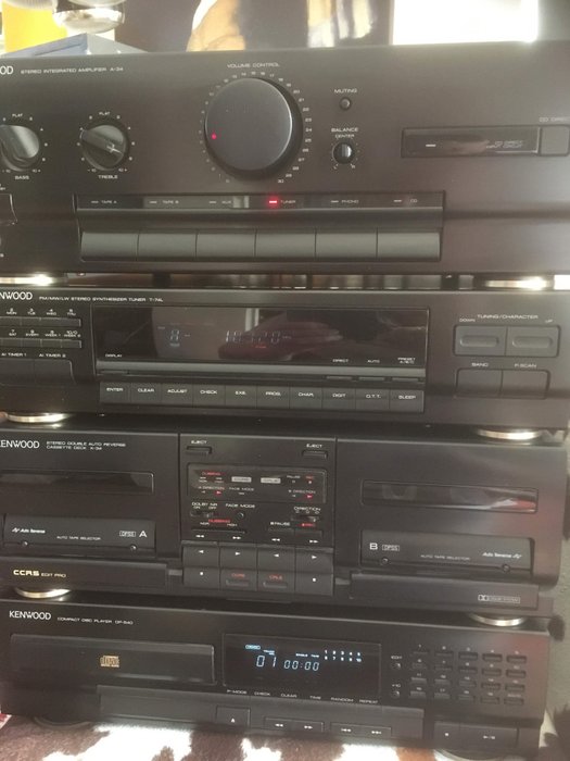 Kenwood - M34. :A34amplifier T74L tuner X34 double deck. dp540 cd player - 高保真音響