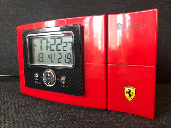 Decorative item - Ferrari / Oregon Scientific - Projection clock / Alarm  clock - 1998 - Catawiki