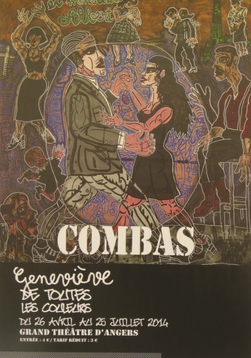 Robert Combas - Geneviève de toutes les couleurs - 2014
