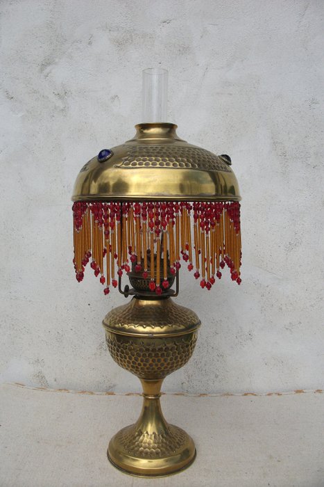 Oil lamp called "La Parisienne" (1) - Brass