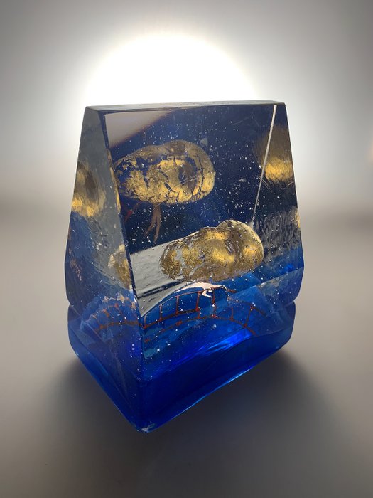 Bertil Vallien - Kosta Boda - unique sculpture - Crystal