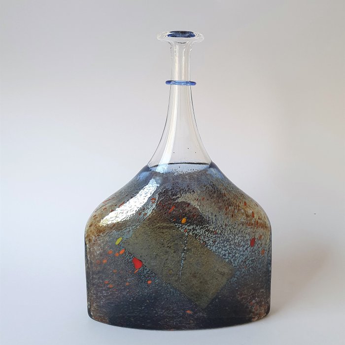 Bertil Vallien - Kosta Boda - Large bottle / vase "Satellite" - Artist Collection - Glass