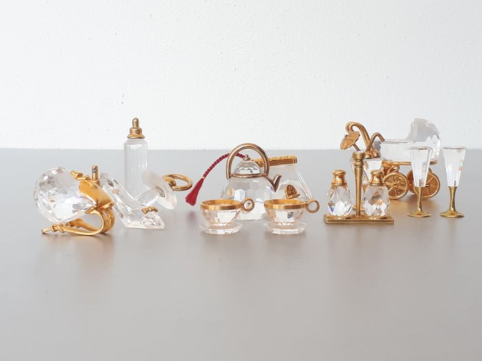 Swarovski miniaturen-Crystal Memories - Kristal-verguld metaal