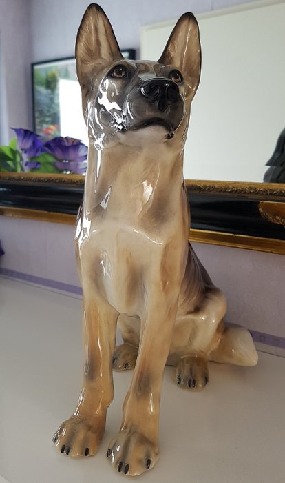 Giovanni Ronzan - Ronzan - Câine ciobănesc german - Ceramică