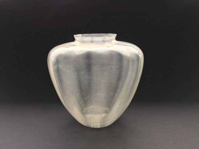 A.D. Copier - Leerdam - vase tincraquelé "Sonoor" - 1937