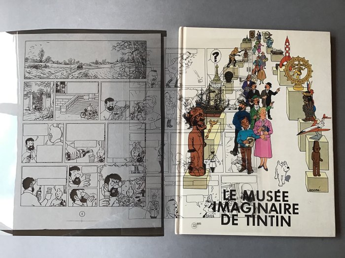 Tintin - Le Musée Imaginaire  de Tintin - Avec 2 films-planches  - planche 22 bis ET planche 1  - Primera edición - (1979)