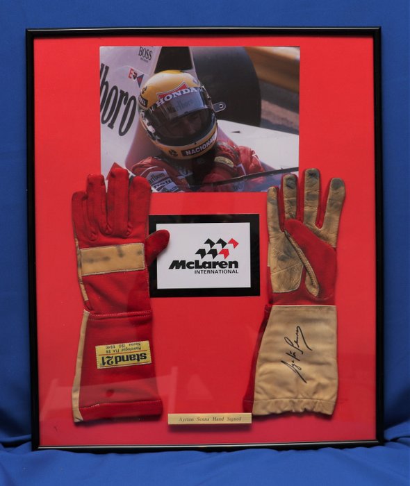 Formuła 1 - Ayrton Senna - Rękawice Nomex
