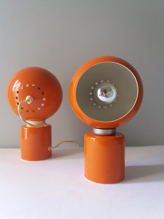 Goffredo Reggiani - Reggiani Lampadari - 檯燈 (2) - Space Age Eyeball